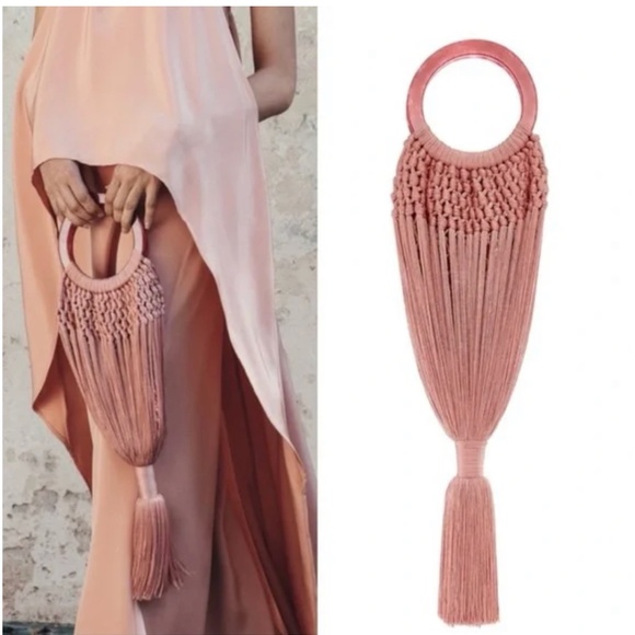 New Cult Gaia Small Angleou Woven Bag - Picture 3 of 4